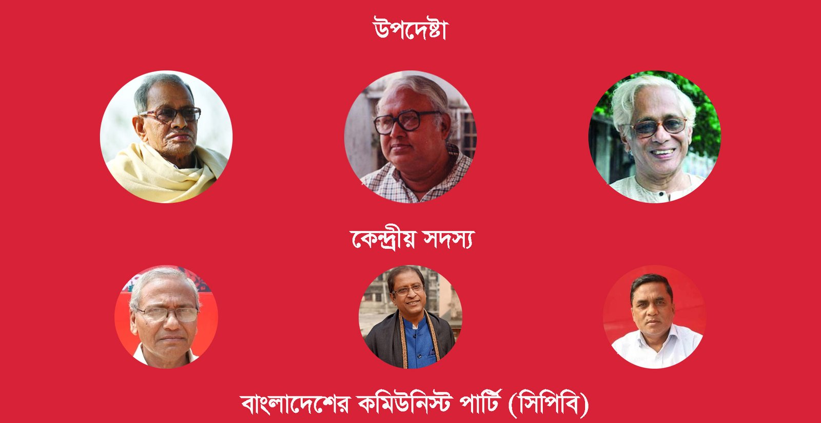 সহিদুল্লাহ চৌধুরী, মনজুরুল আহসান খান এবং হায়দার আকবর খান রনো সিপিবির উপদেষ্টা নির্বাচিত